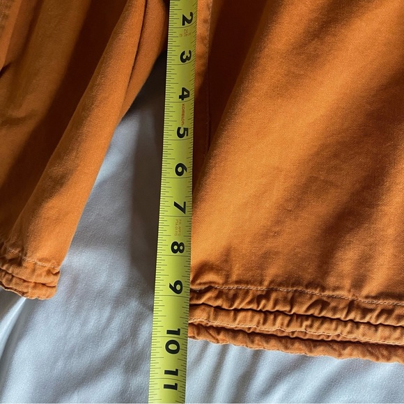 Vintage Cargo Shorts Bugle Boy Size 34 Burnt Orange Baggy 90s Skater Grunge Y2K - Picture 10 of 11